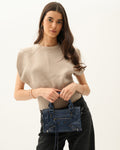 City mini bag - Navy blue