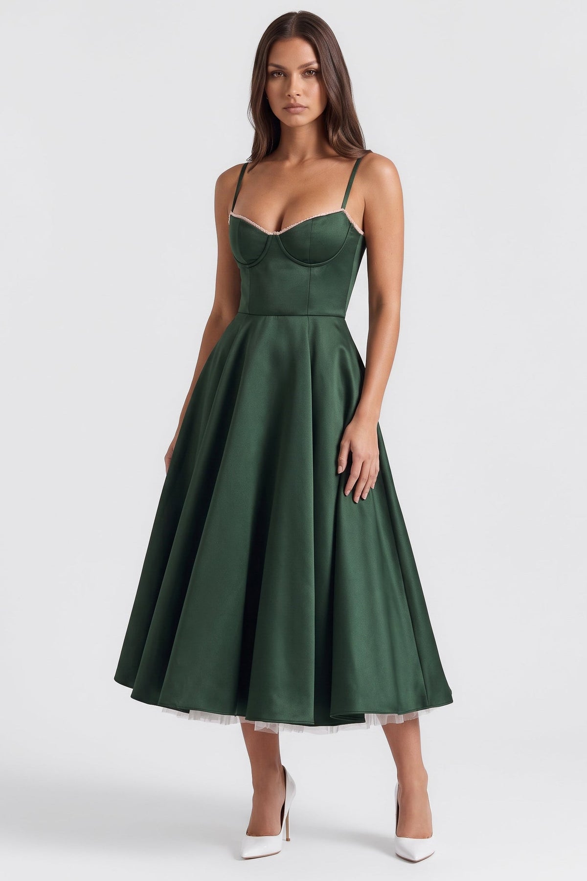 Abito Midi Verde