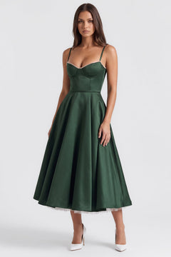 Abito Midi Verde