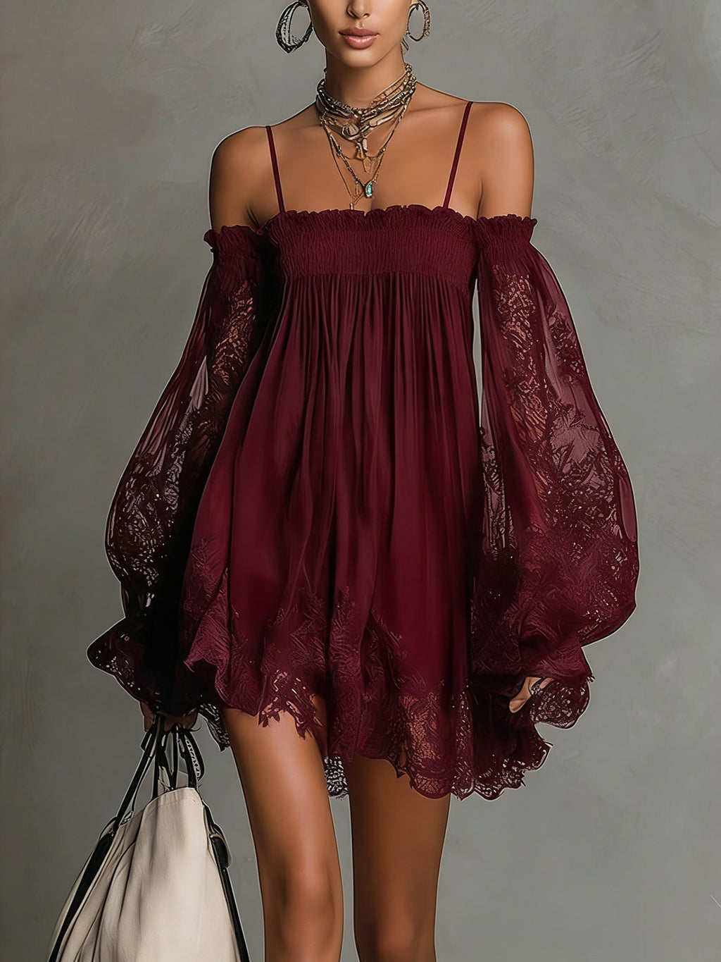 Noemí • Vestido mini chifón