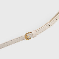 Compact shape leather bag — White — 12 |oriona-color:White|
