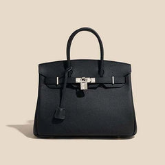 Leather bag — Black — 1 |oriona-color:Black|oriona-variant:Black / Silver-tone|
