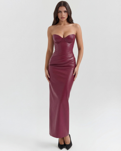 Abito Maxi Linea Scultorea