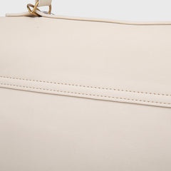 Compact shape leather bag — White — 10 |oriona-color:White|