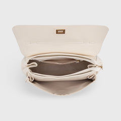 Compact shape leather bag — White — 3 |oriona-color:White|