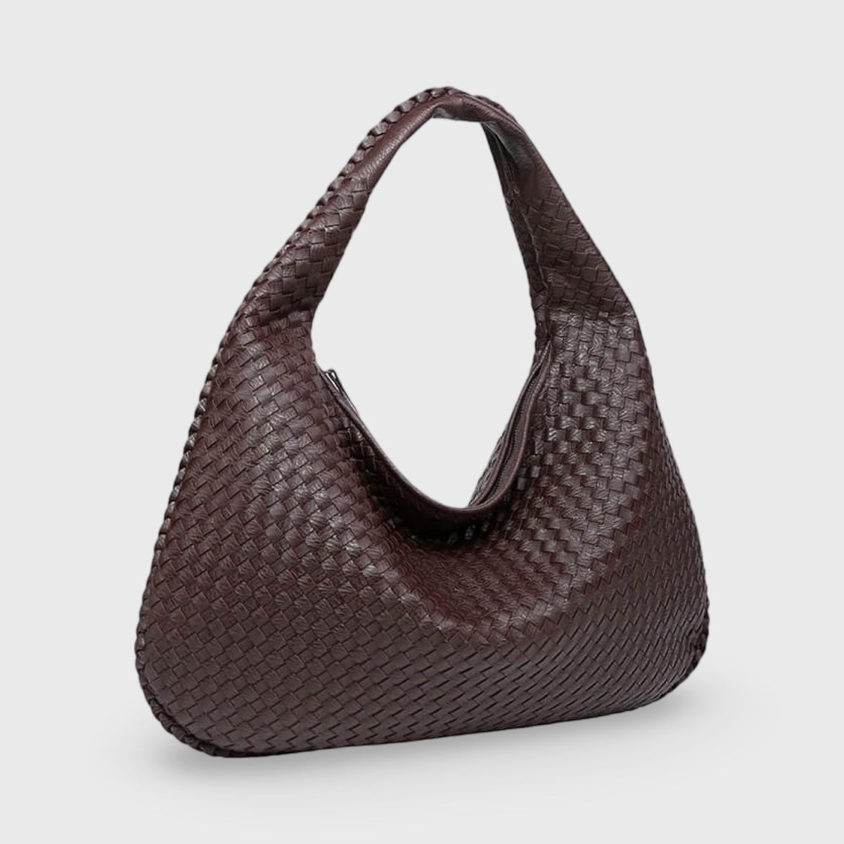 Clean Line Woven Bag — Chocolate — 1 |oriona-color:Chocolate|