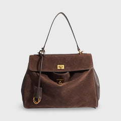 Slender Profile Shoulder Bag — Coffee — 1 |oriona-color:Coffee|