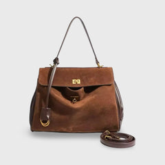 Slender Profile Shoulder Bag — Brown — 1 |oriona-color:Brown|