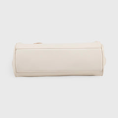 Compact shape leather bag — White — 11 |oriona-color:White|