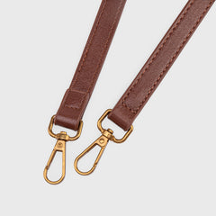 Soft Volume Leather Bag — Brown Canvas — 15 |oriona-color:Brown Canvas|