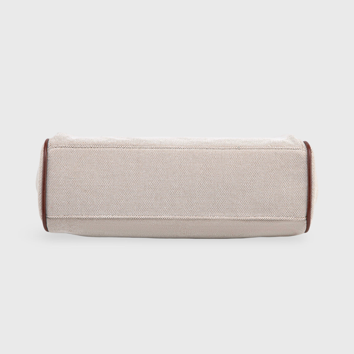 Soft Volume Leather Bag — Brown Canvas — 11 |oriona-color:Brown Canvas|