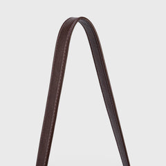 Compact shape leather bag — Coffee — 21 |oriona-color:Coffee|