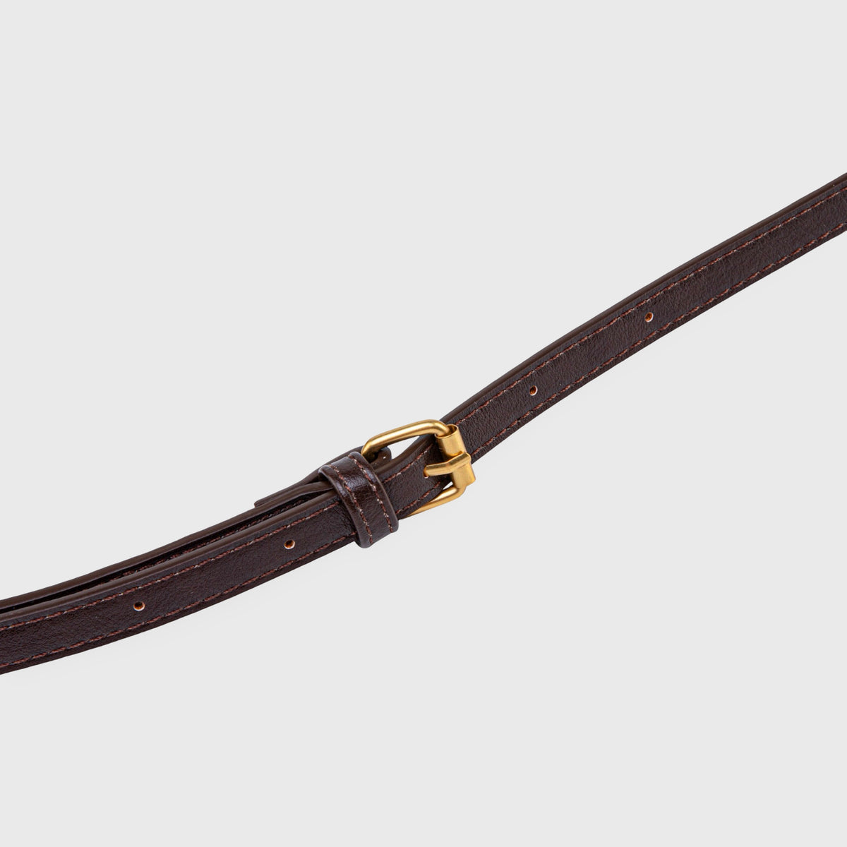 Compact shape leather bag — Coffee — 19 |oriona-color:Coffee|