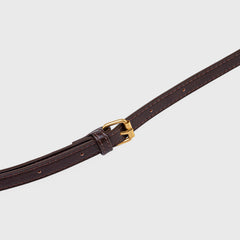 Compact shape leather bag — Coffee — 19 |oriona-color:Coffee|