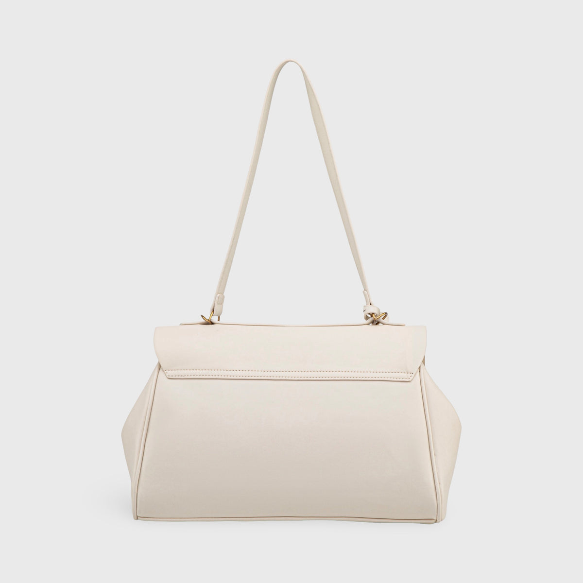Compact shape leather bag — White — 9 |oriona-color:White|