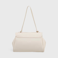 Compact shape leather bag — White — 9 |oriona-color:White|