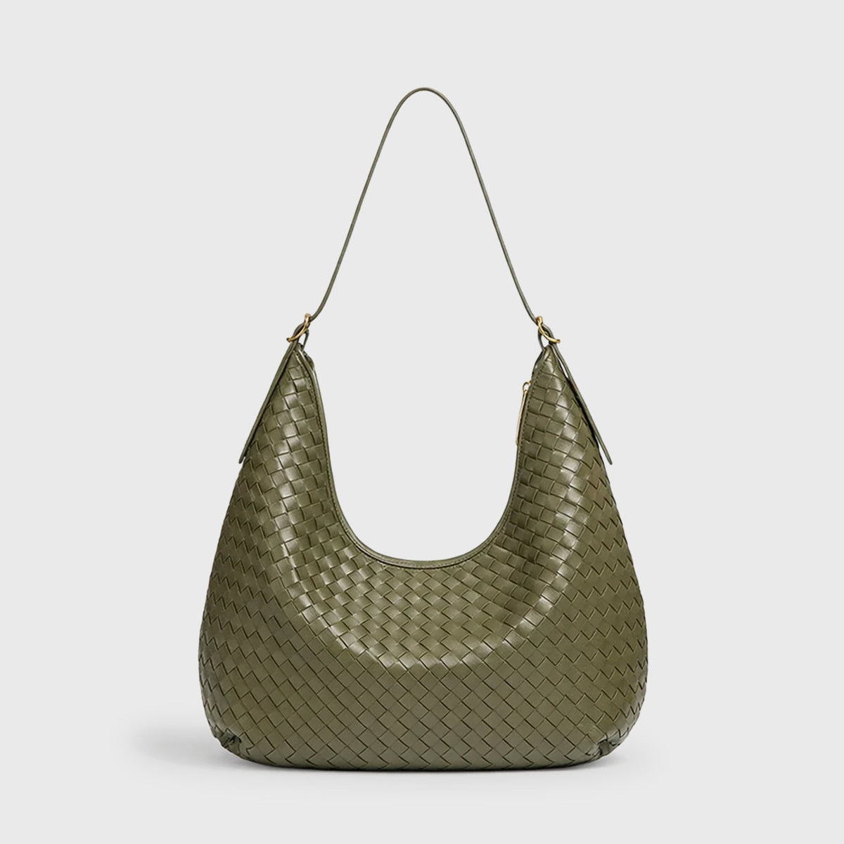 Woven Bag Feminine Line — Olive Green — 1 |oriona-color:Olive Green|