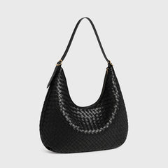 Woven Bag Feminine Line — Black — 2 |oriona-color:Black|