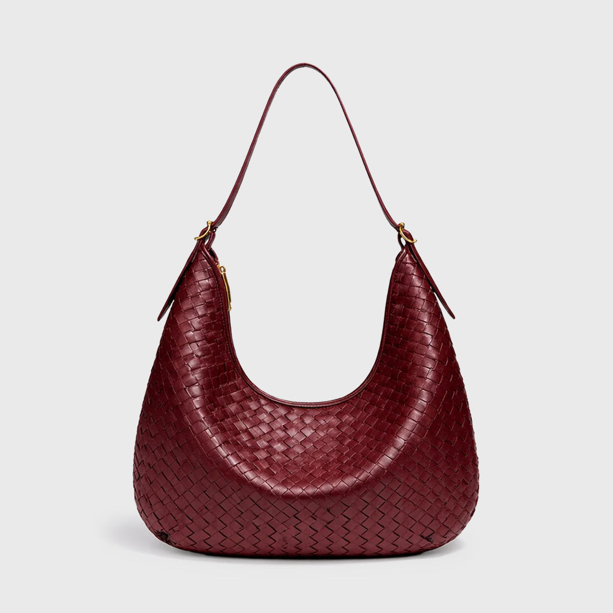 Woven Bag Feminine Line — Burgundy — 1 |oriona-color:Burgundy|