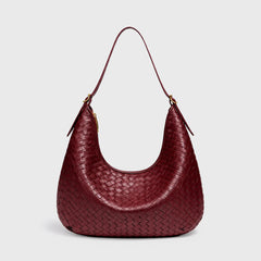 Woven Bag Feminine Line — Burgundy — 1 |oriona-color:Burgundy|
