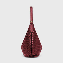 Woven Bag Feminine Line — Burgundy — 3 |oriona-color:Burgundy|