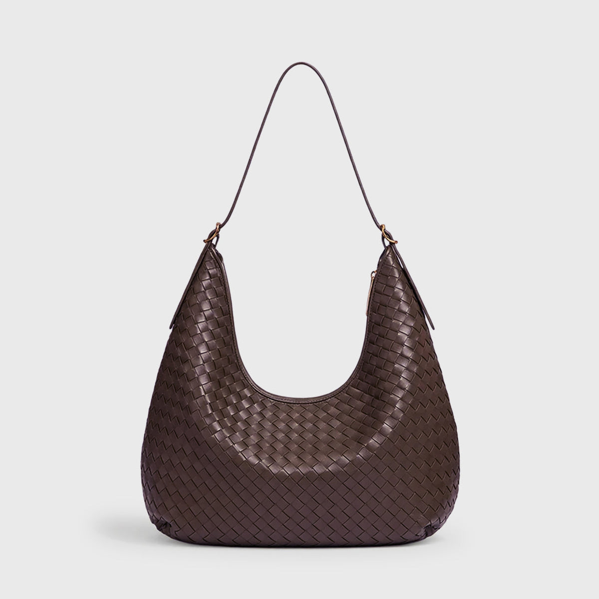 Woven Bag Feminine Line — Coffee — 1 |oriona-color:Coffee|