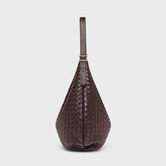 Woven Bag Feminine Line — Coffee — 14 |oriona-color:Coffee|