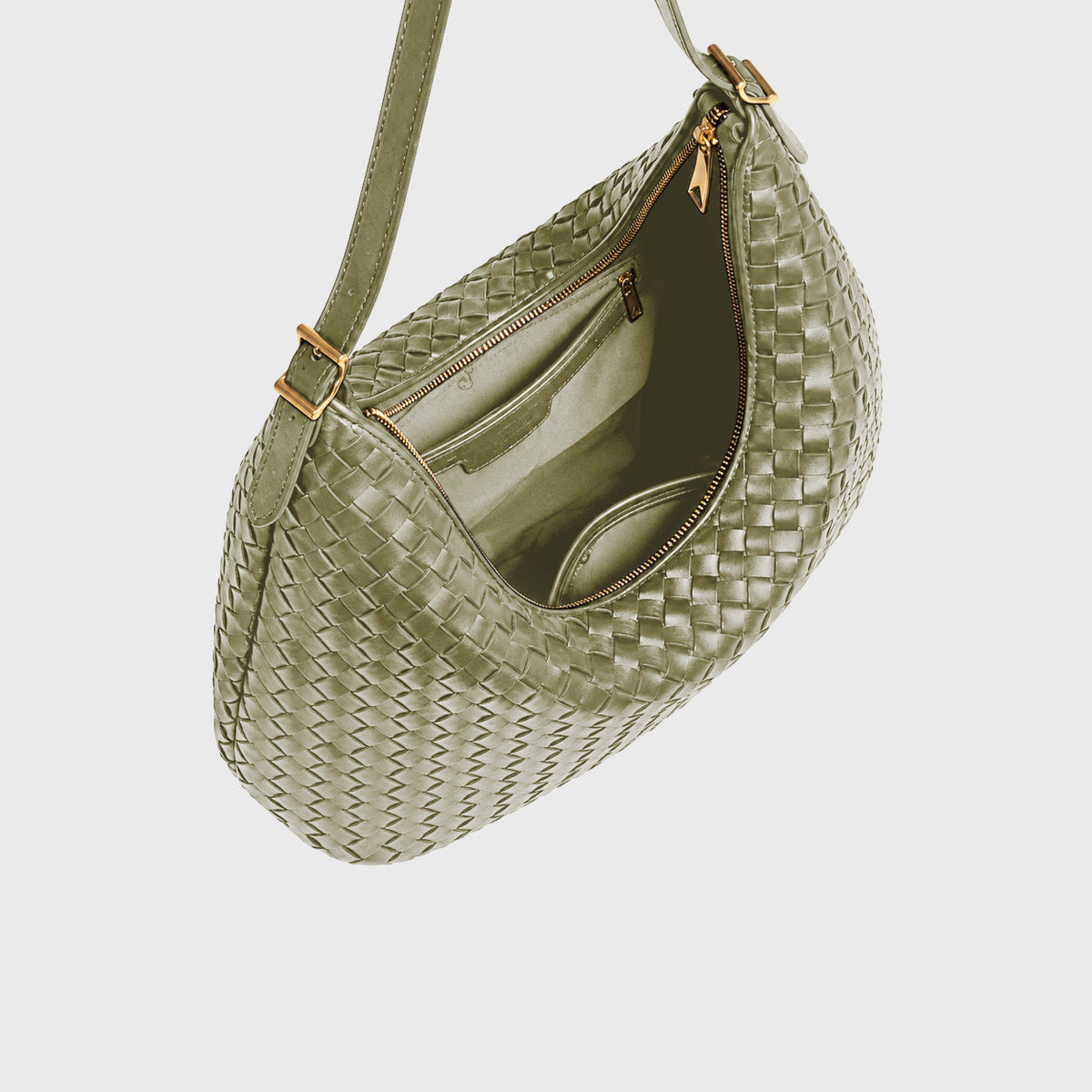 Woven Bag Feminine Line — Sage — 6 |oriona-color:Sage|