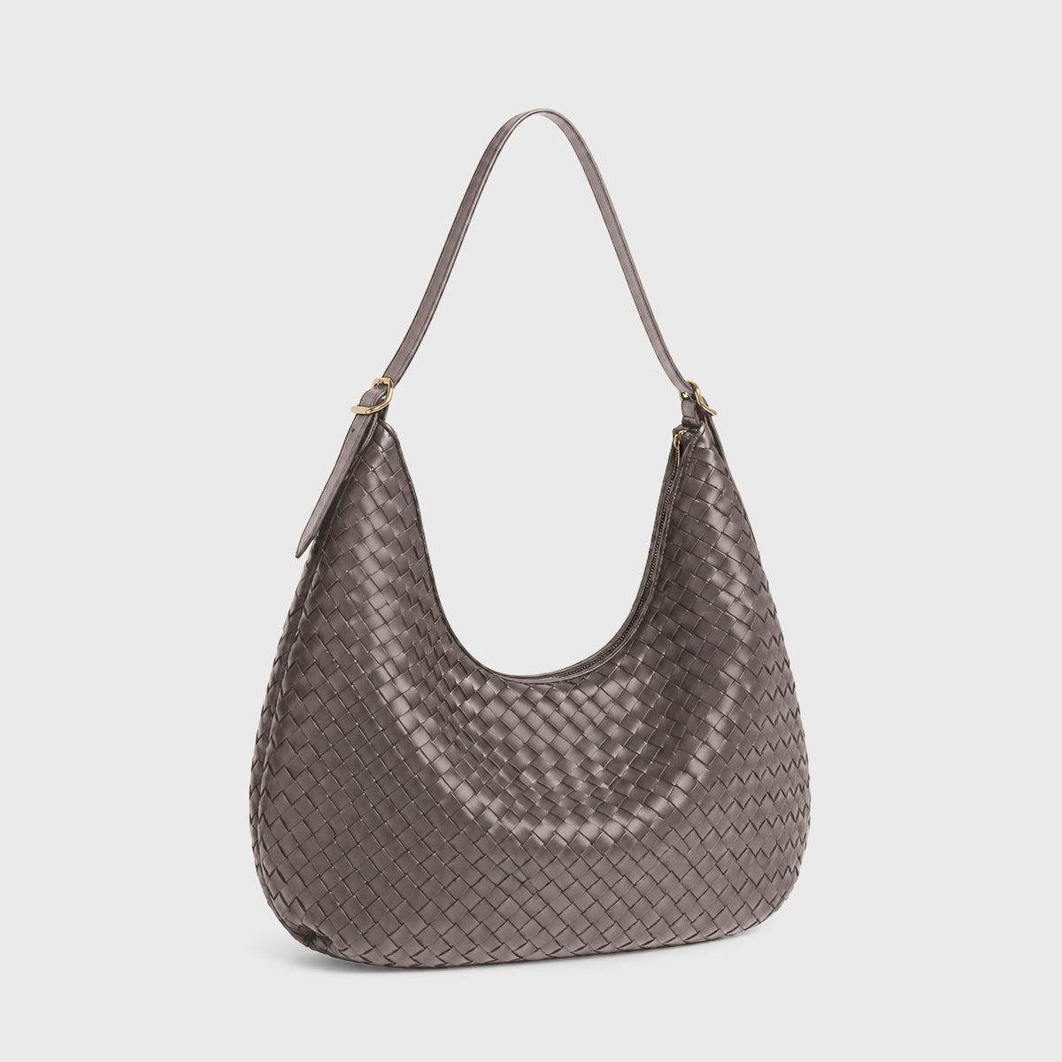 Woven Bag Feminine Line — Stone — 4 |oriona-color:Stone|
