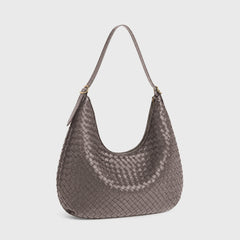 Woven Bag Feminine Line — Stone — 4 |oriona-color:Stone|