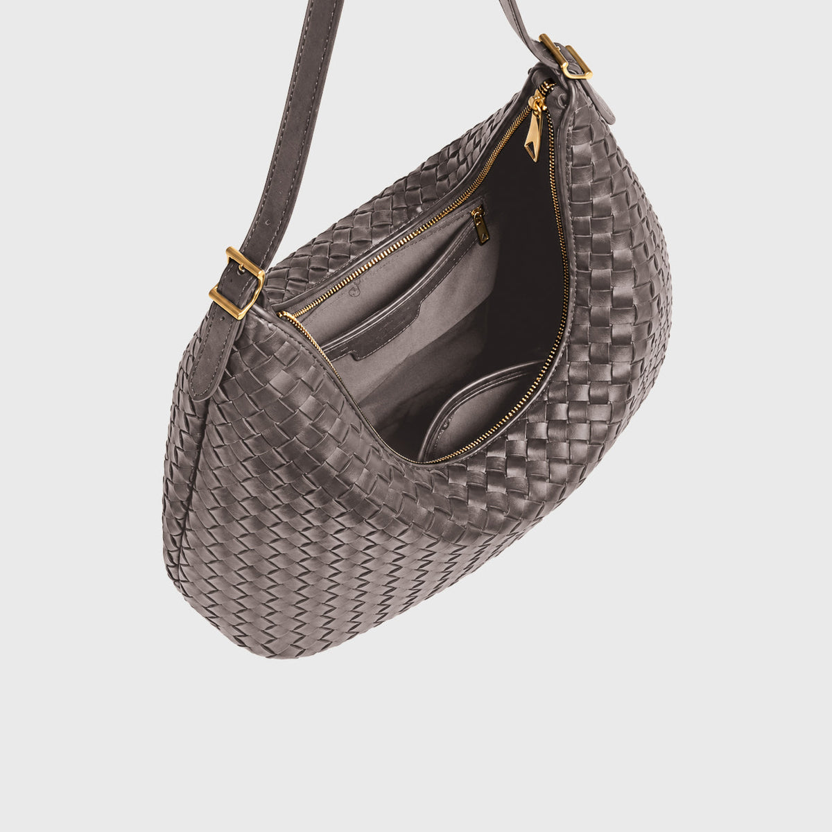 Woven Bag Feminine Line — Stone — 6 |oriona-color:Stone|