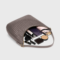 Woven Bag Feminine Line — Stone — 5 |oriona-color:Stone|
