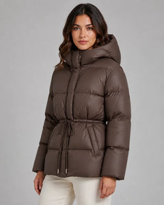 Padded Jacket — Chocolate brown