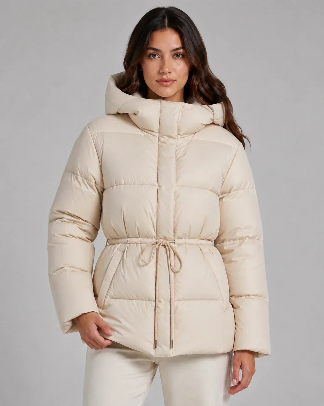 Padded Jacket — Beige