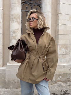 Structured Jacket — Khaki
