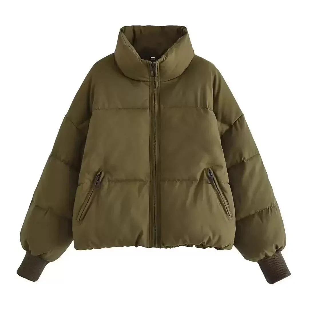 Padded Jacket Modern Profile 98 — Olive Green