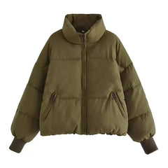 Padded Jacket Modern Profile 98 — Olive Green