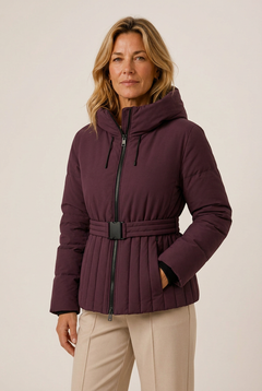 Padded Jacket Premium Finish — Burgundy