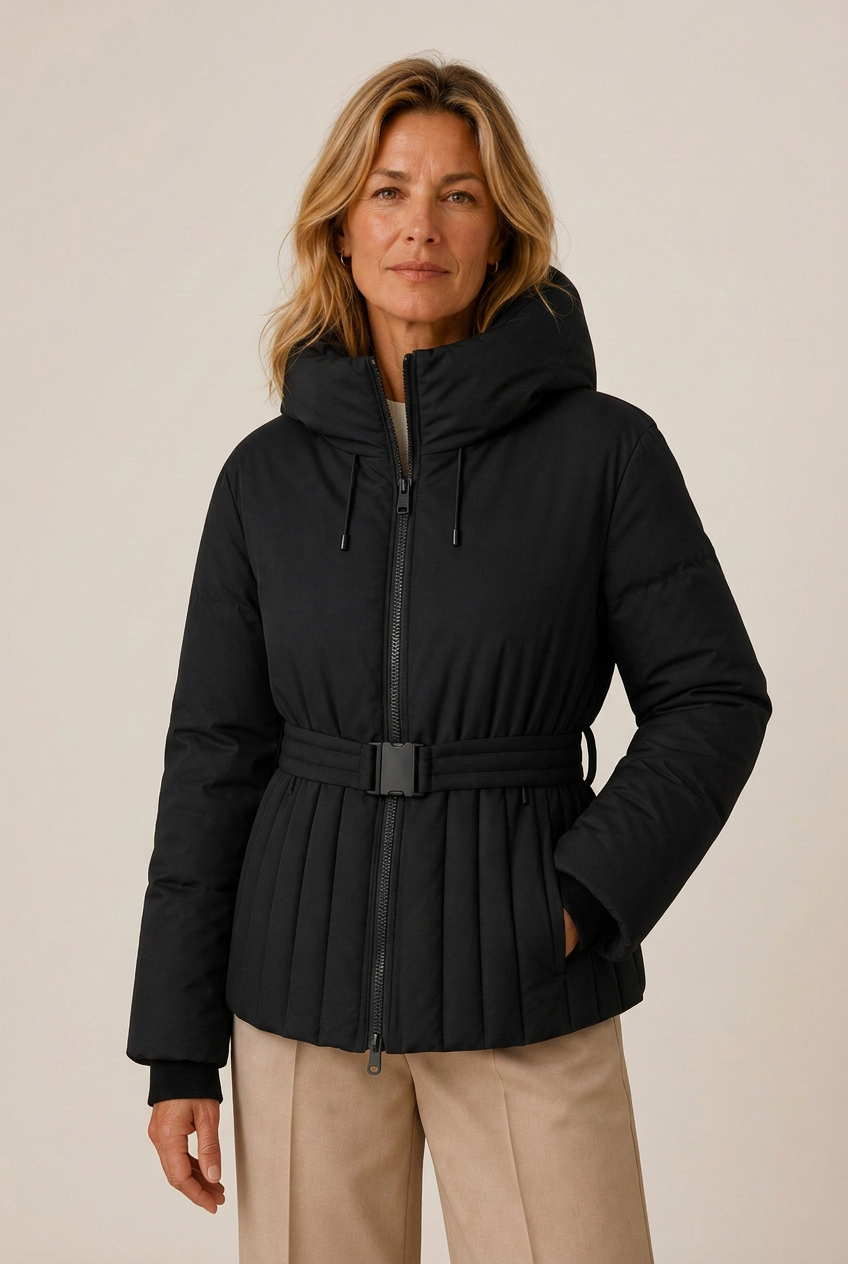 Padded Jacket Premium Finish — Black