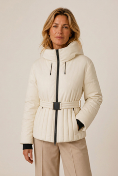 Padded Jacket Premium Finish — Ivory