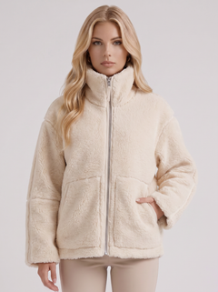 Structured Jacket Sculptural Line — White