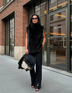 Premium Finish Structured Jacket — Black