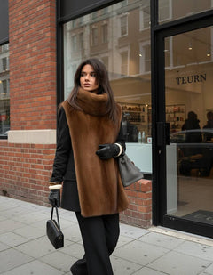 Premium Finish Structured Jacket — Brown