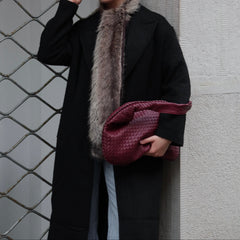 Clean Line Woven Bag — Red — 5 |oriona-color:Red|