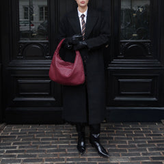 Clean Line Woven Bag — Red — 6 |oriona-color:Red|