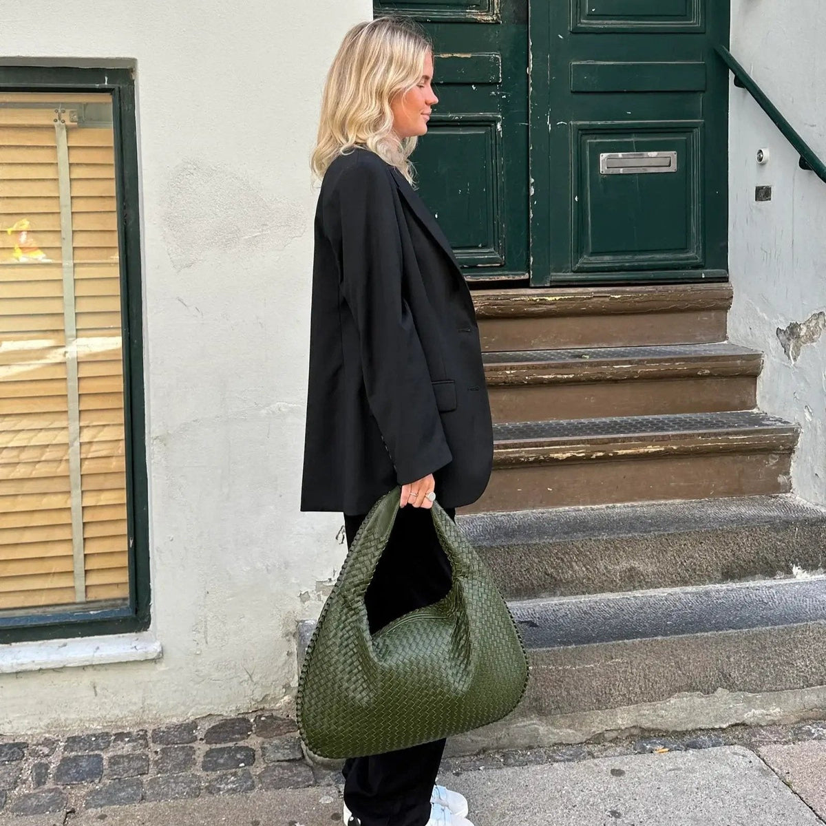 Clean Line Woven Bag — Green — 6 |oriona-color:Green|