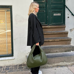 Clean Line Woven Bag — Green — 6 |oriona-color:Green|