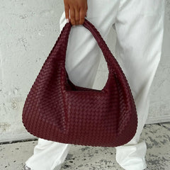 Clean Line Woven Bag — Red — 9 |oriona-color:Red|