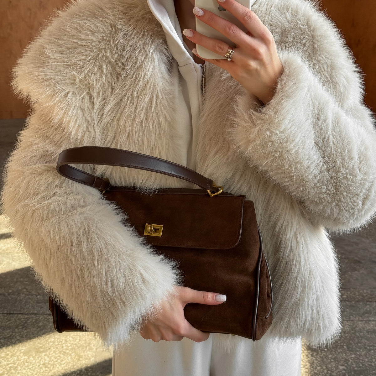 Shoulder Bag — Dark Brown — 4 |oriona-color:Dark Brown|