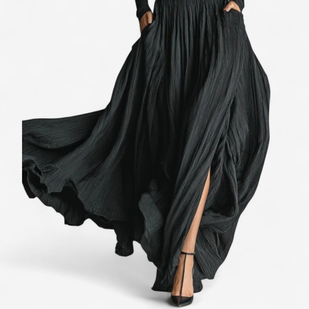 Raquel • Vestido maxi con cintura alta